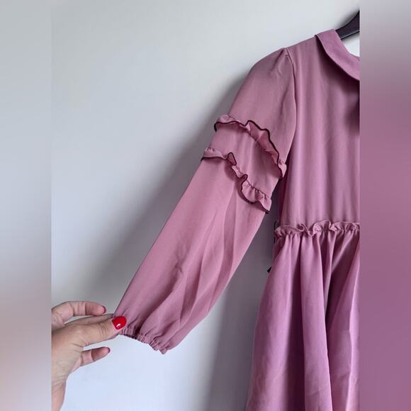 Joyfolie Mia Joy Paris Petticoat Dress Girls Mauve Size‎ 10 party elegant formal - Picture 7 of 12